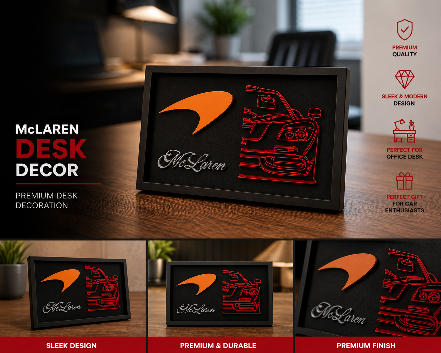McLaren Desk Plaque